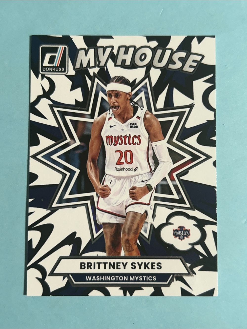 Brittney Sykes, Washington Mystics 2025 Panini WNBA My House Card #18